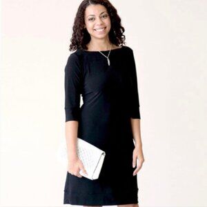 Black Audrey Whitmore shift dress with pockets